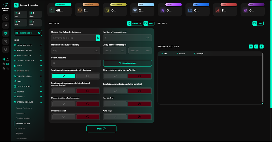 Telegram Expert with proxies
