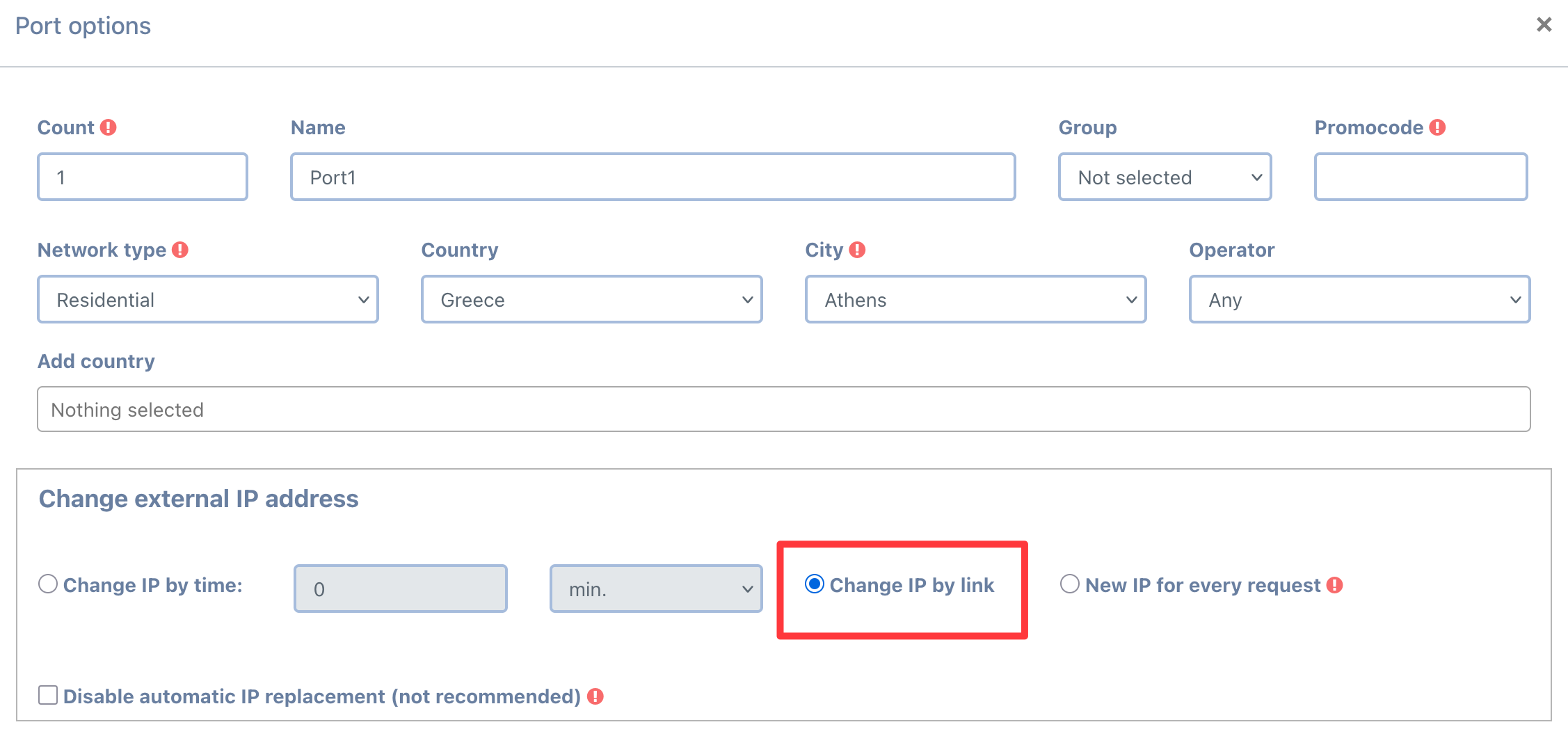 How to change your IP proxy