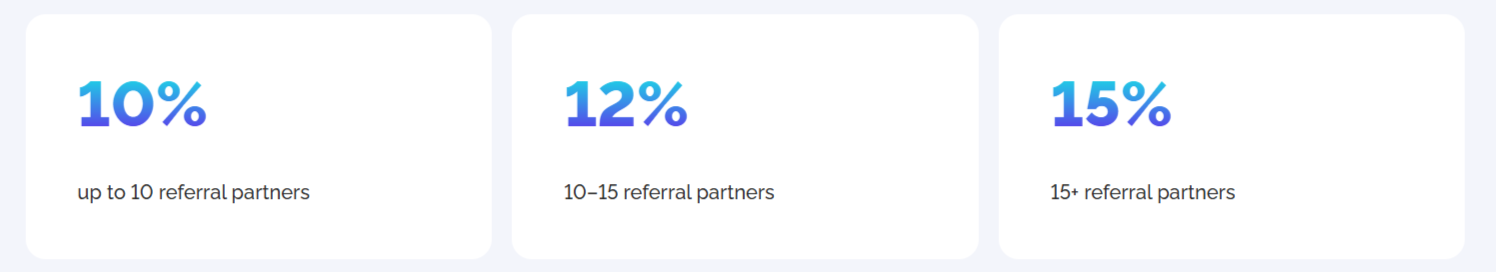Astro referral program percentage