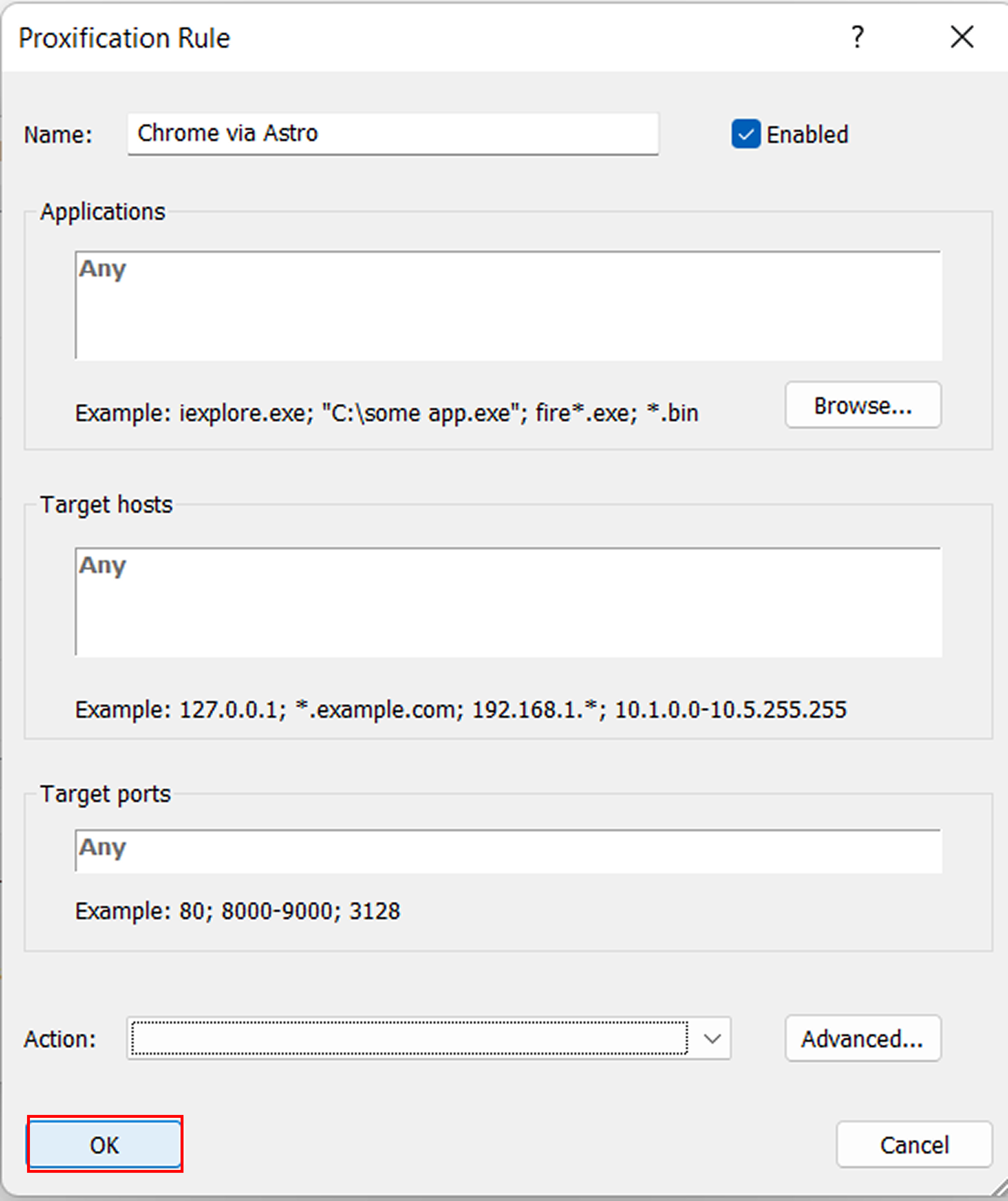 How to set up proxies in Proxifier