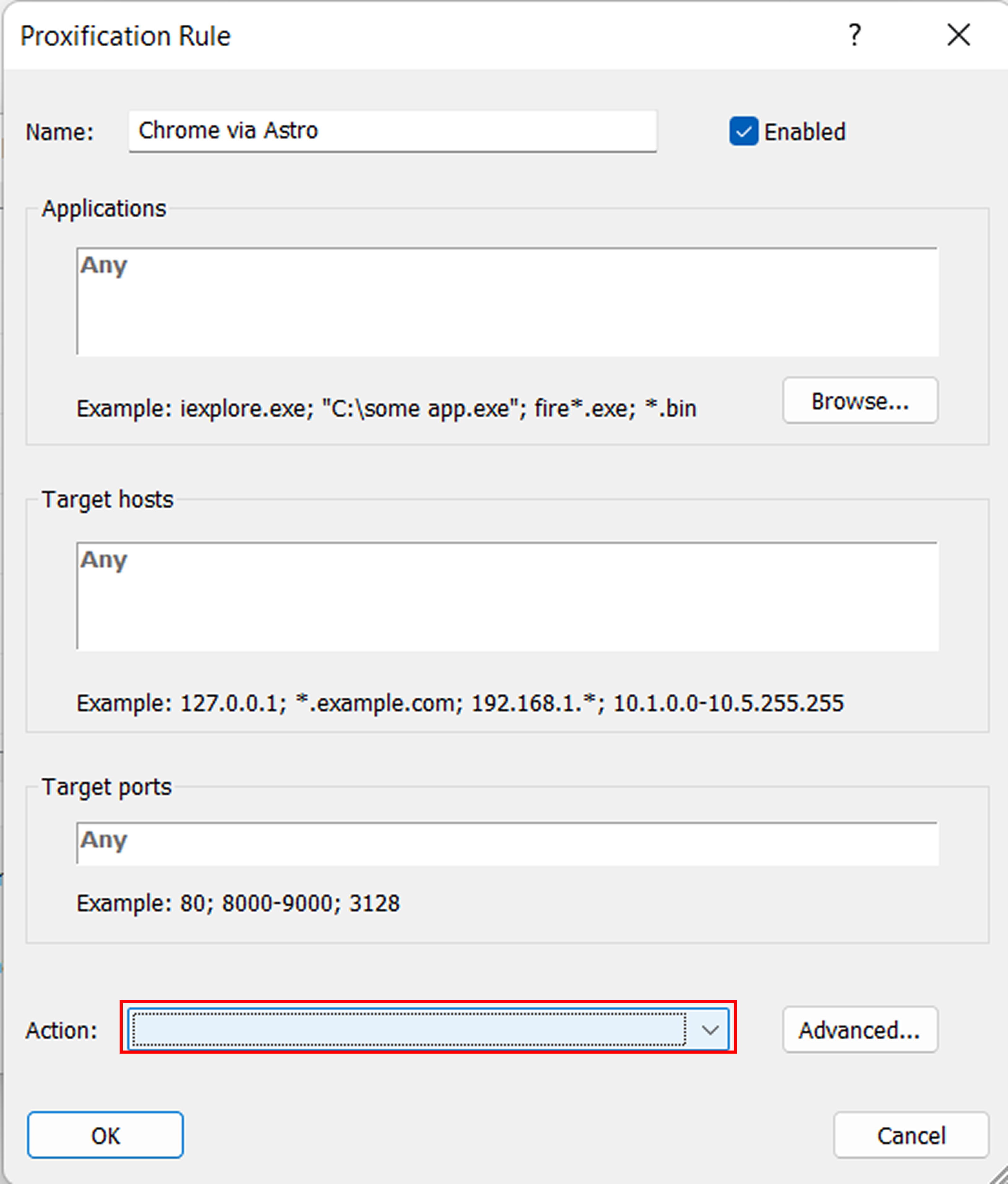 How to set up proxies in Proxifier