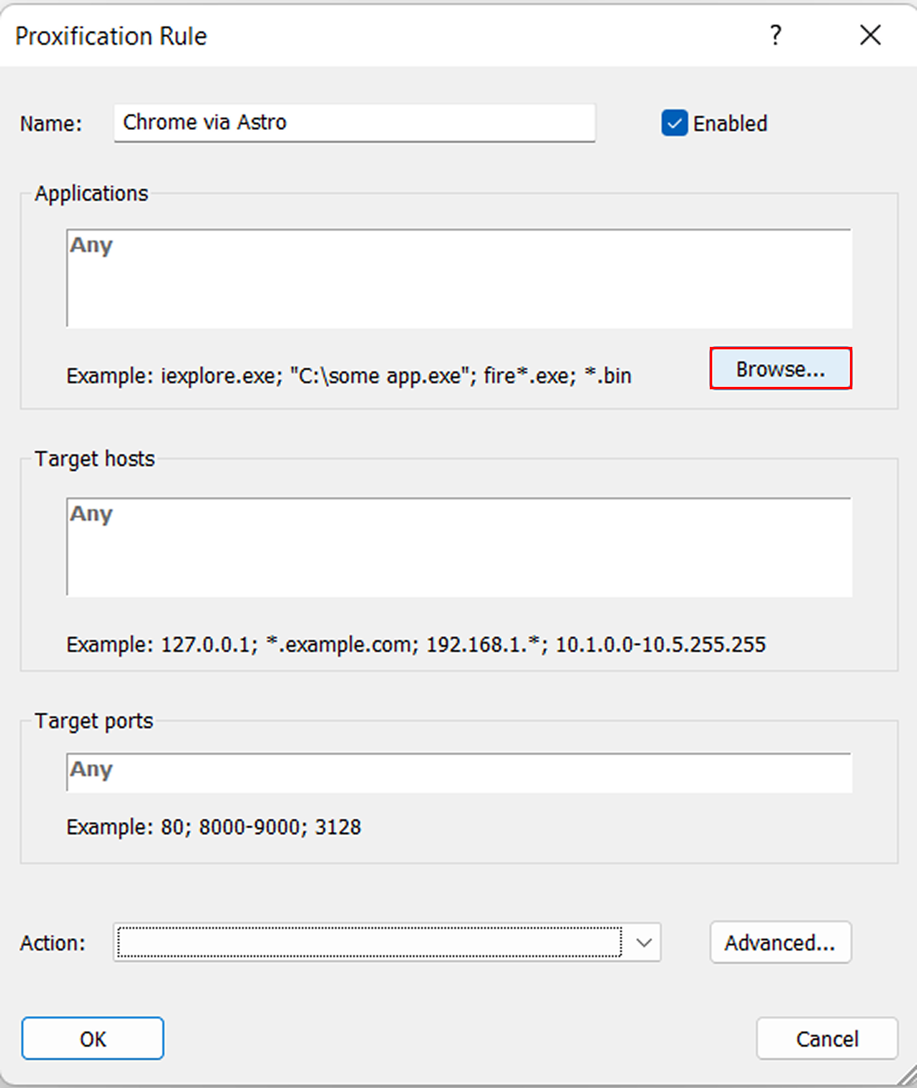 How to set up proxies in Proxifier