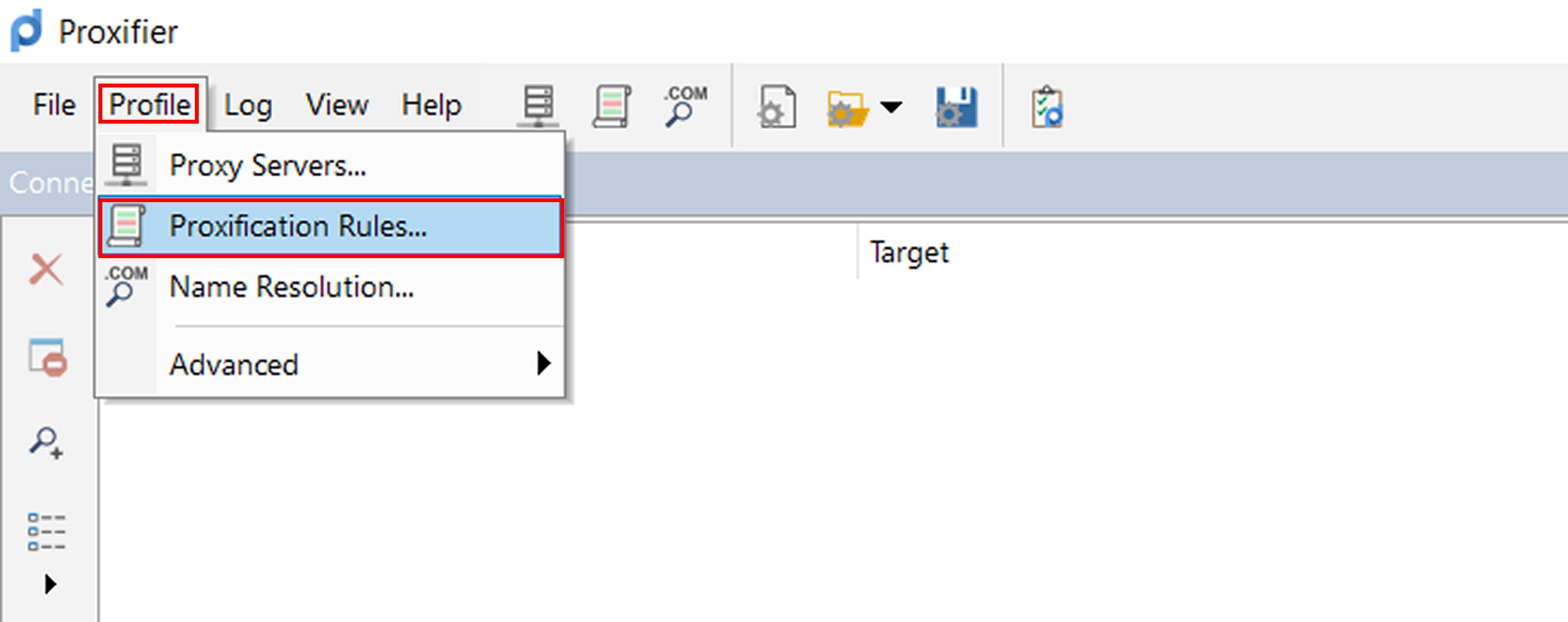 How to set up proxies in Proxifier