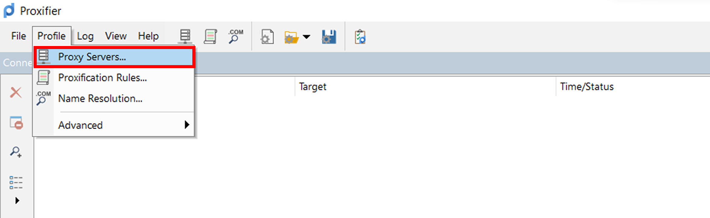 How to set up Astro in Proxifier
